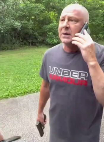 Raw Footage Shows Sgt Fahey With A Gun In His Hand Spitting Journalist